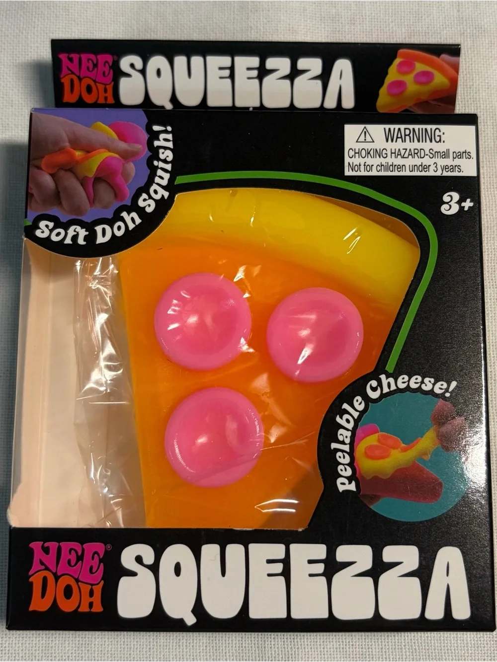 Needoh Pizza Squeezza Fidget Sensory   Toy